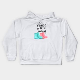 Dance In The Rain Kids Hoodie